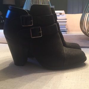Lauren Conrad Black Booties